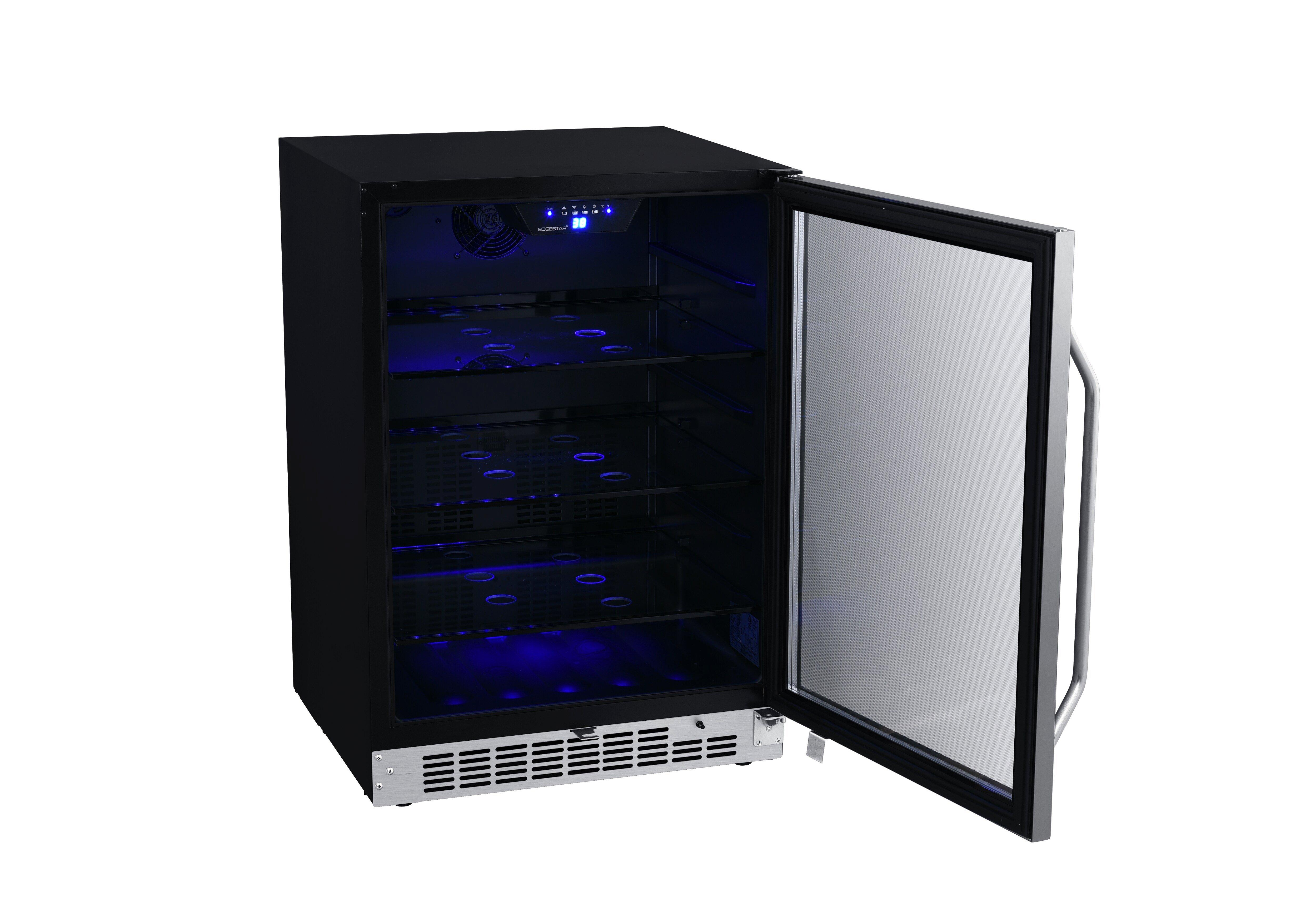 Edgestar Stainless Steel 23-1/2 in. 5.49 cu. ft. Beverage Cooler 