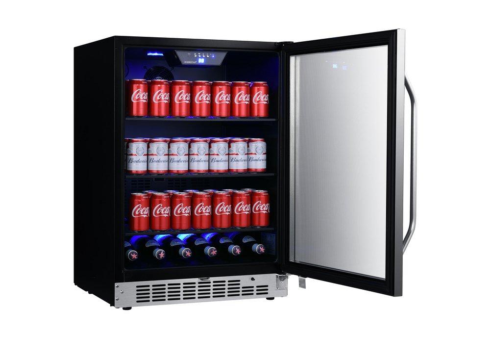 Edgestar Stainless Steel 23-1/2 in. 5.49 cu. ft. Beverage Cooler 