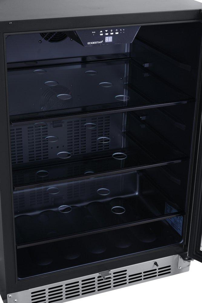 Edgestar Stainless Steel 23-1/2 in. 5.49 cu. ft. Beverage Cooler 