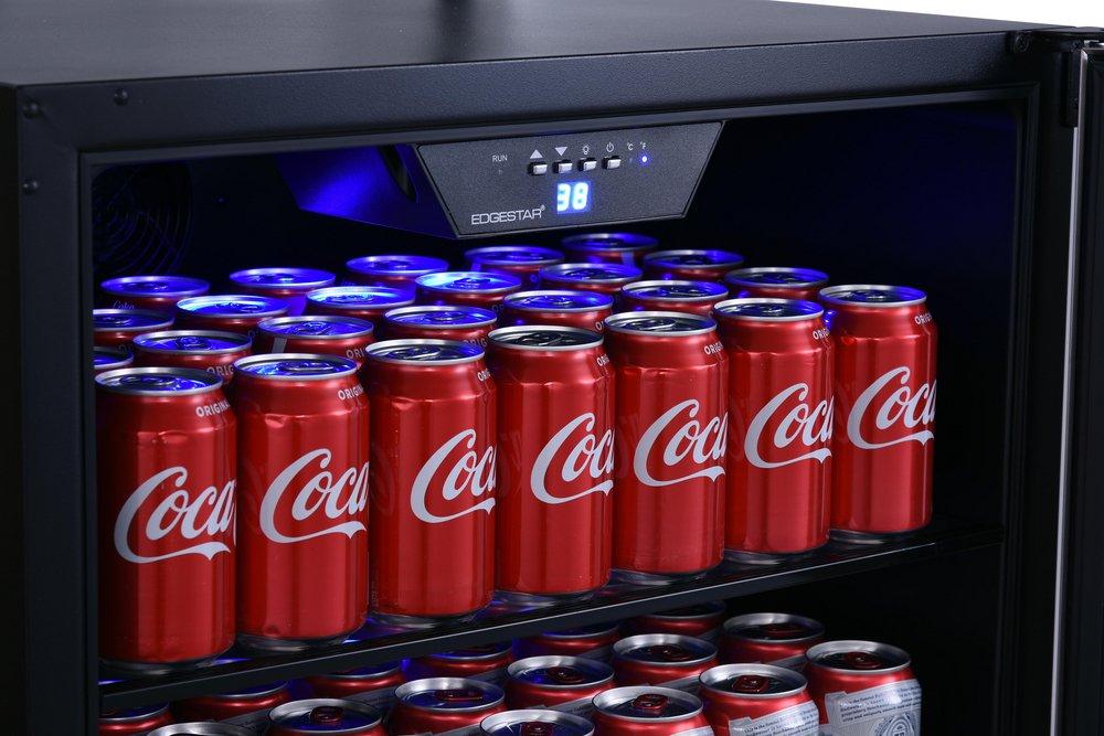 Edgestar Stainless Steel 23-1/2 in. 5.49 cu. ft. Beverage Cooler 