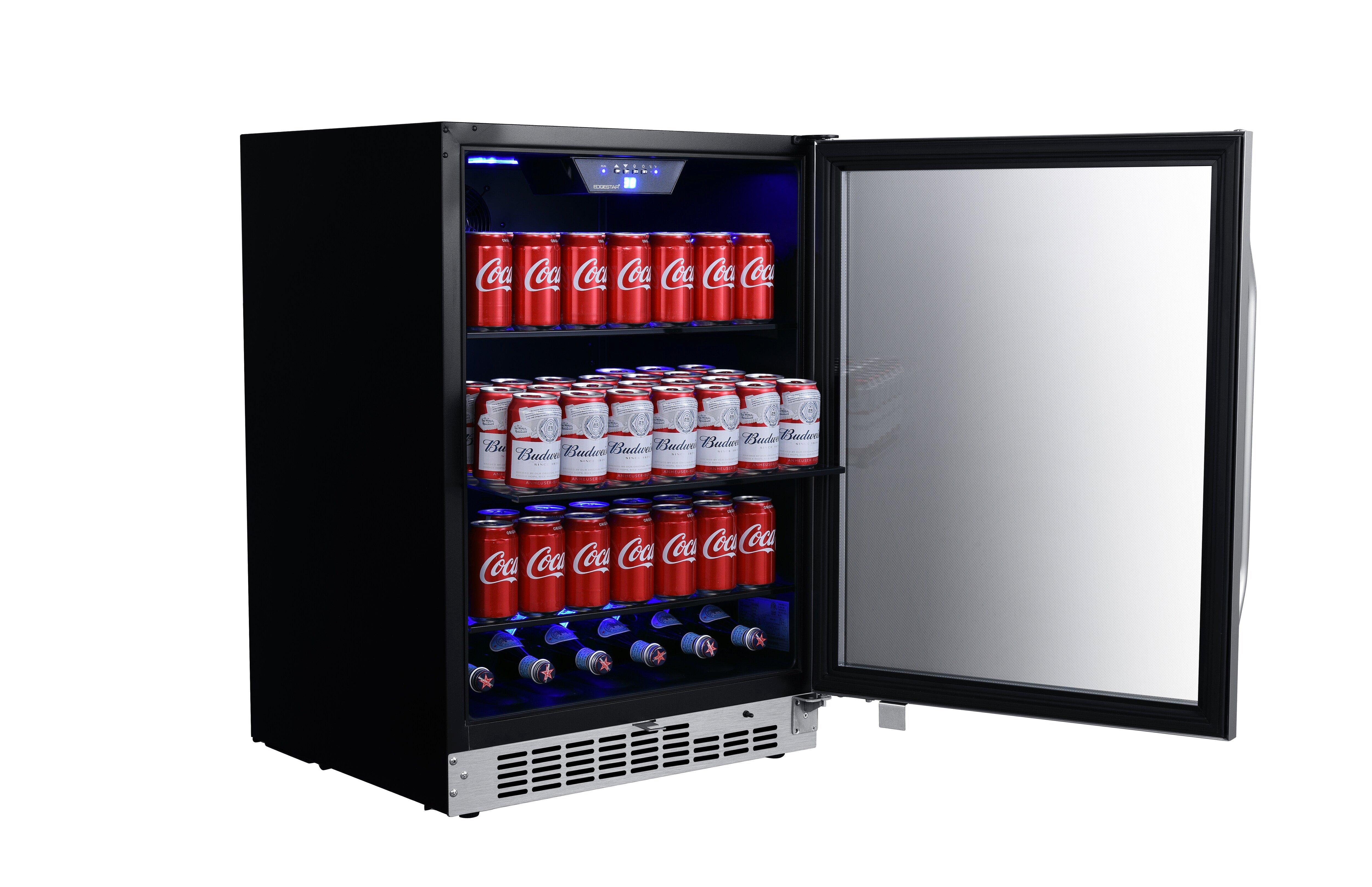 Edgestar Stainless Steel 23-1/2 in. 5.49 cu. ft. Beverage Cooler 