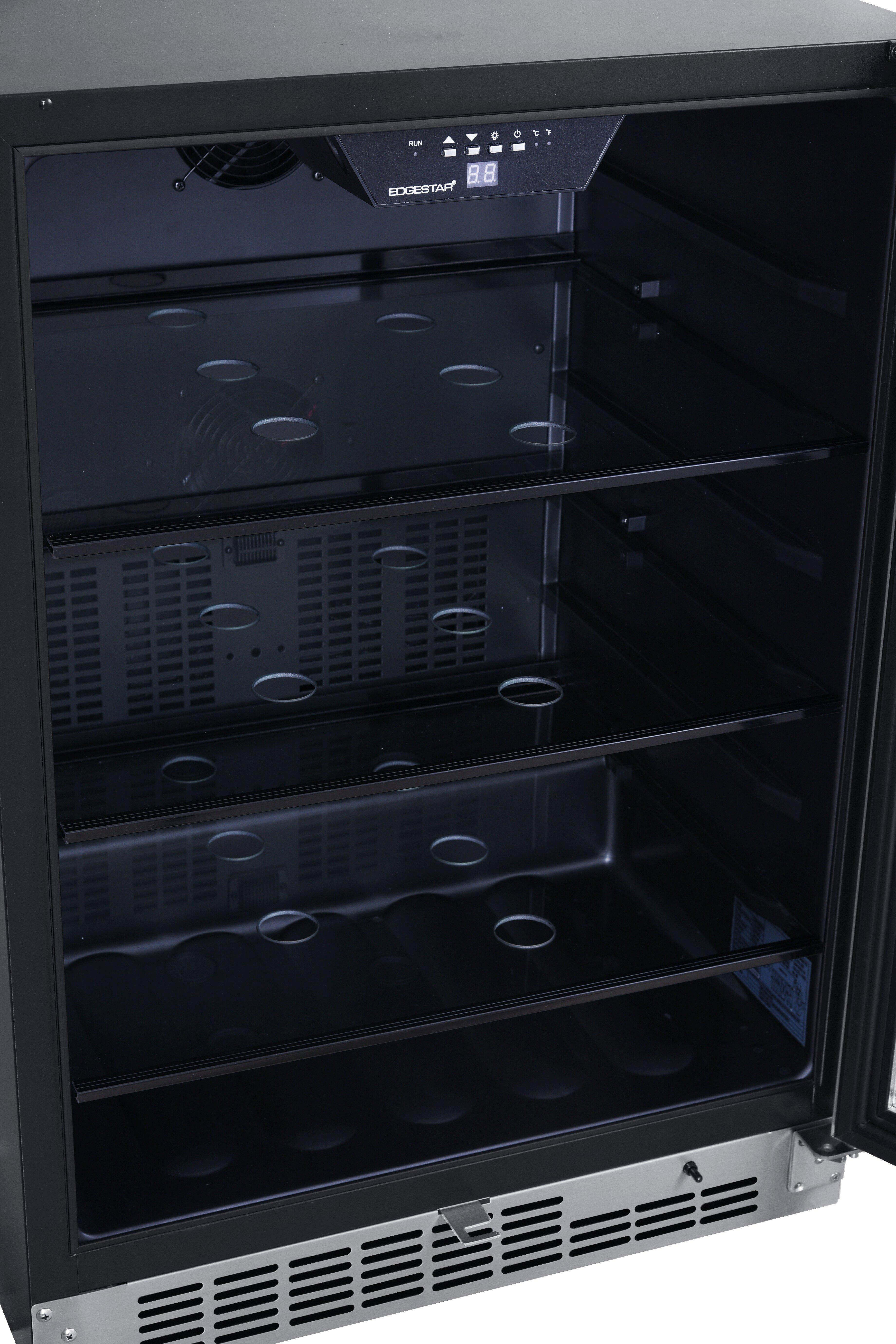 Edgestar Stainless Steel 23-1/2 in. 5.49 cu. ft. Beverage Cooler 