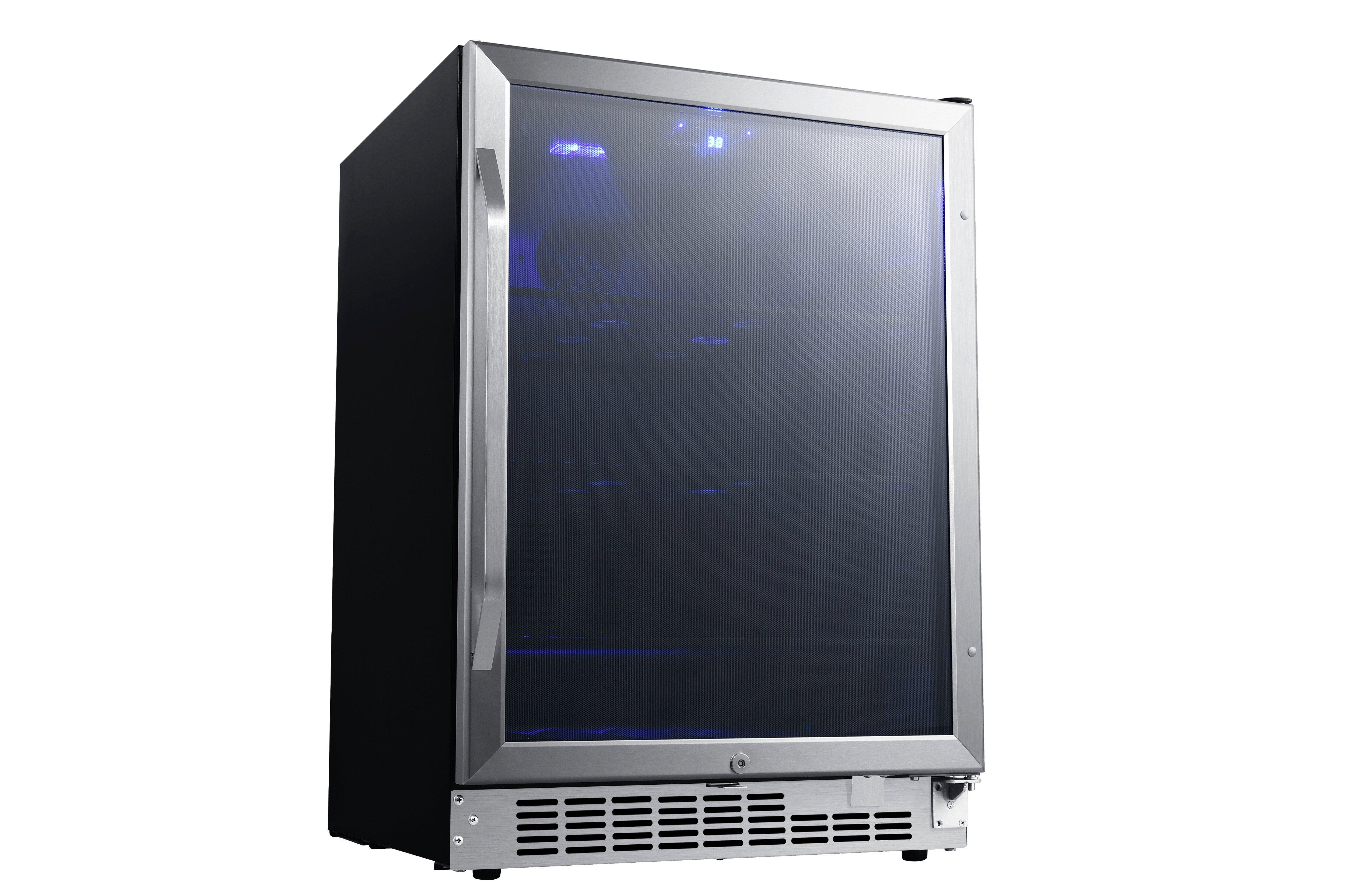Edgestar Stainless Steel 23-1/2 in. 5.49 cu. ft. Beverage Cooler 