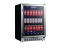 23-1/2 in. 5.49 cu. ft. Beverage Cooler in Stainless Steel