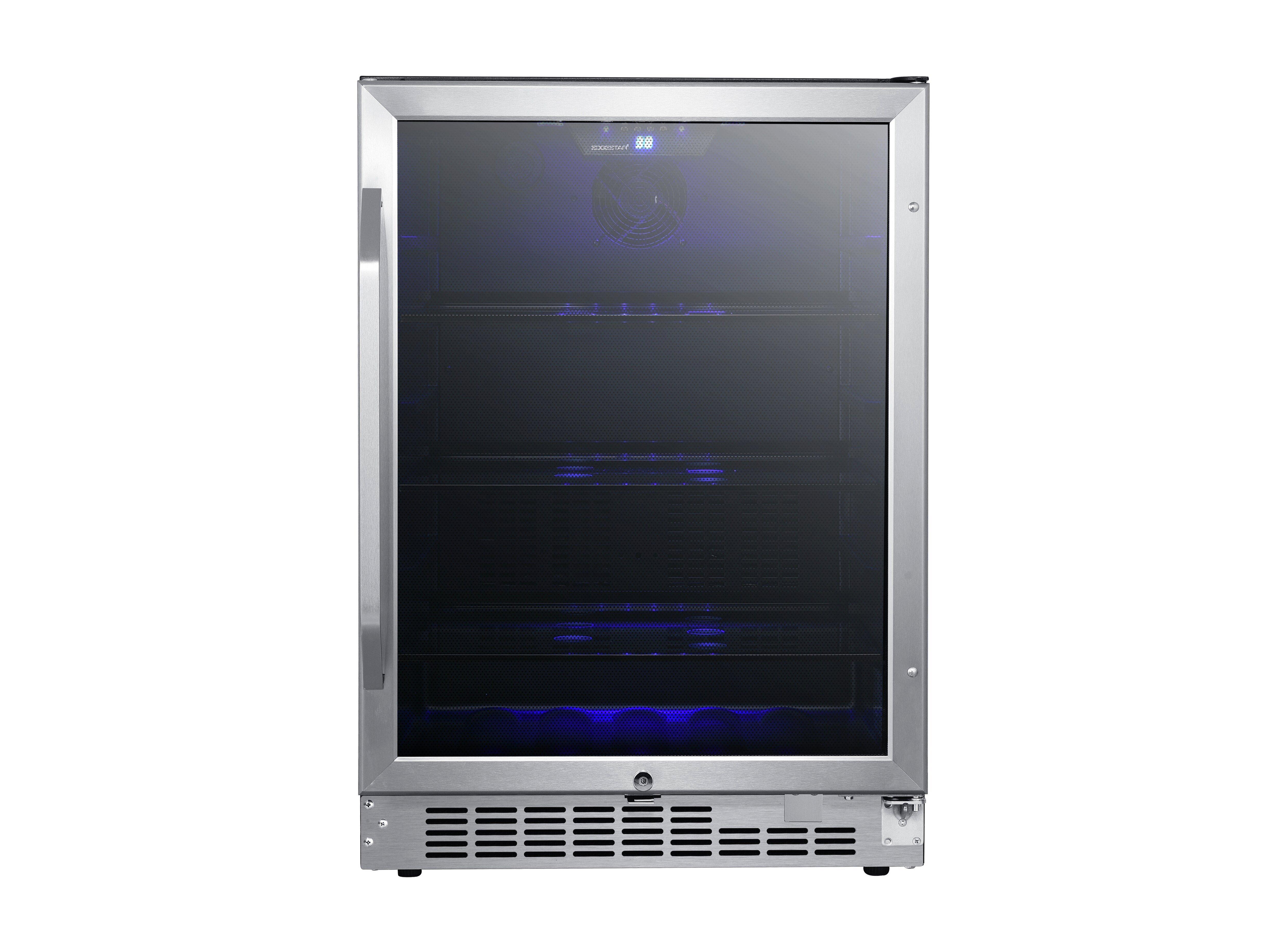 Edgestar Stainless Steel 23-1/2 in. 5.49 cu. ft. Beverage Cooler 