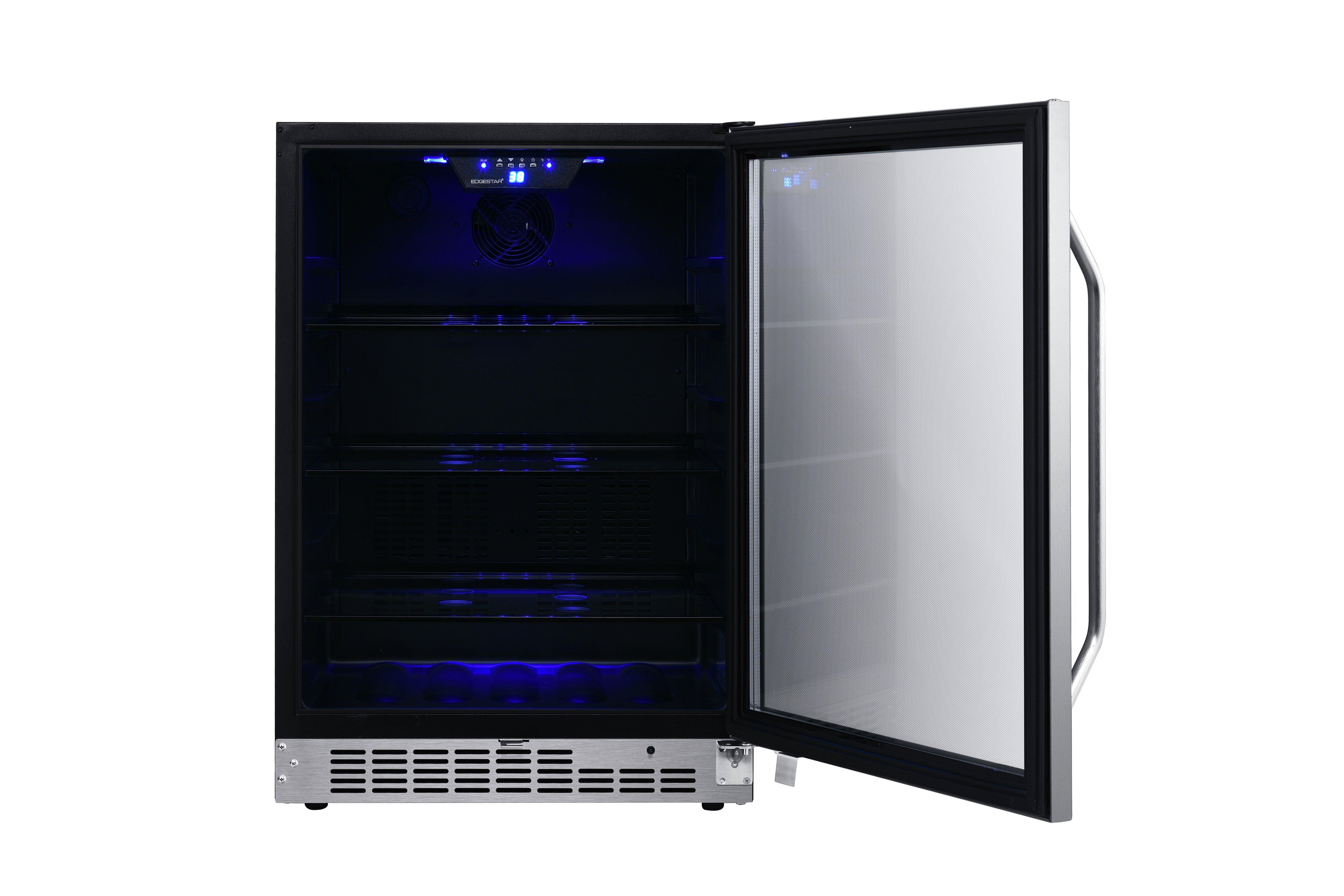 Edgestar Stainless Steel 23-1/2 in. 5.49 cu. ft. Beverage Cooler 
