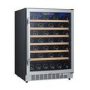 Edgestar Stainless Steel/Black 23-1/2 in. 54 Bottles Wine Cooler 