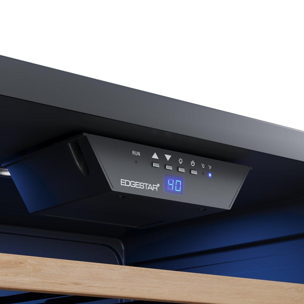 Edgestar Stainless Steel 23-1/2 in. 54 Bottles Wine Cooler 