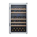 Edgestar Stainless Steel/Black 19-3/8 in. 38 Bottles Wine Cooler 