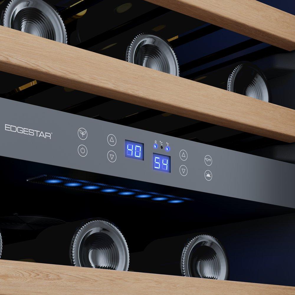 Edgestar Stainless Steel 19-3/8 in. 38 Bottles Wine Cooler 