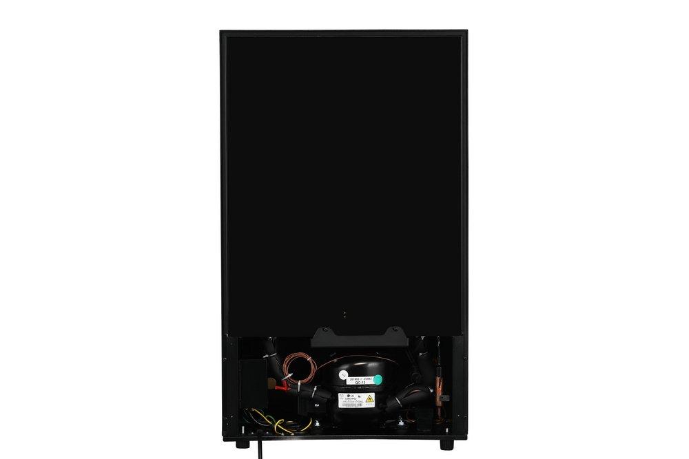 Edgestar Stainless Steel/Black 19-3/8 in. 38 Bottles Wine Cooler 