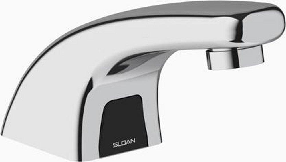 Sloan Polished Chrome 1-Hole 0.5 gpm Deck Mount Battery-powered Lavatory Faucet 