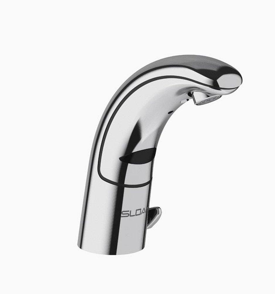 Sloan Valve Polished Chrome 1 gpm 1-Hole Deck Mount Electronic Lavatory Faucet with Single-Handle and Fixed Spout 