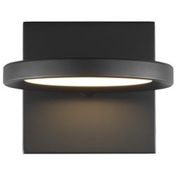 9W 1-Light 5 in. Wall Sconce in Matte Black