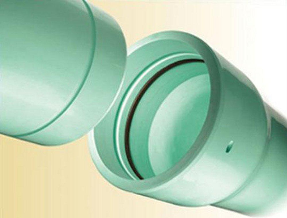 North American Specialty Products Green 10 ft. Plastic Pipe 