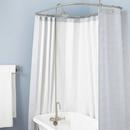 Three Handle Shower System in Brushed Nickel