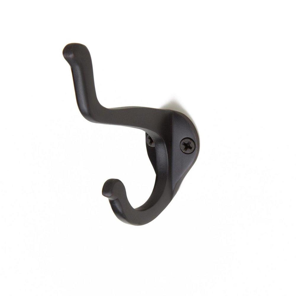 Signature Hardware Oil Rubbed Bronze Brass Double Hook 