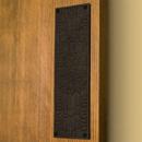 Signature Hardware Black Powder Coat BUTTERFLY ROUGH IRON PUSH PLATE - B 