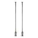 Signature Hardware Chrome 1/2 in. Supply Line Cross Handle Stop 