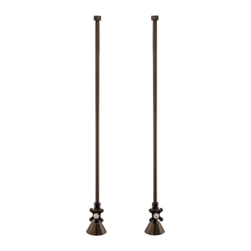 Signature Hardware Oil Rubbed Bronze 1/2 x 24 in. Faucet Supply Kit 
