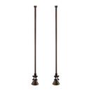 Signature Hardware Oil Rubbed Bronze 1/2 x 24 in. Faucet Supply Kit 