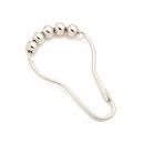 Shower Curtain Rings in Brushed Nickel (Pack of 24)