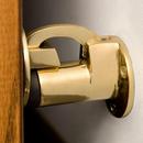 2-3/4 in. Brass Hook Door Stop in Polished Brass