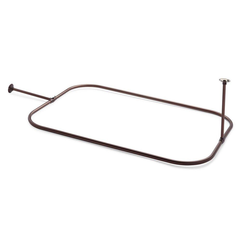 Signature Hardware Oil Rubbed Bronze Brass Dummy Knob and Plate Set 