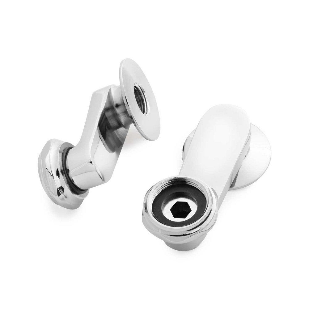 Signature Hardware Chrome 3 in. Swing Arm Coupler 