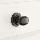 Signature Hardware Dark Bronze Bronze Oval Knob in Dark Bronze 