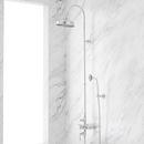 Three Handle Single Function Shower System in Chrome