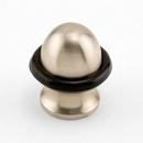 Signature Hardware Brushed Nickel 1-3/4 in. Brass Dome Door Stop 