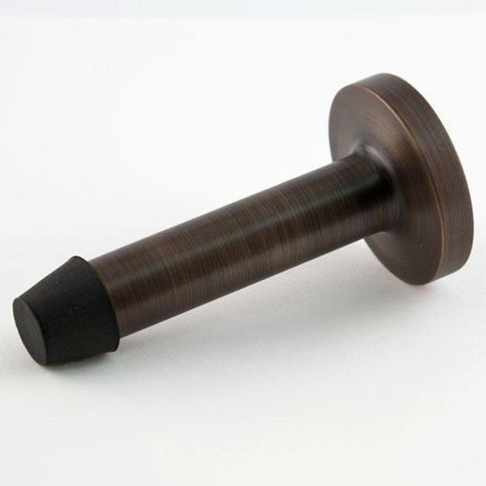 Signature Hardware Oil Rubbed Bronze Brass Baseboard Door Bumper 