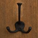 Signature Hardware Black Powder Coat Iron Triple Hook 