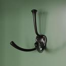 Signature Hardware Black Powder Coat Iron Triple Hook 