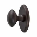 1-1/2 in. Oval Cabinet Knob with Plate