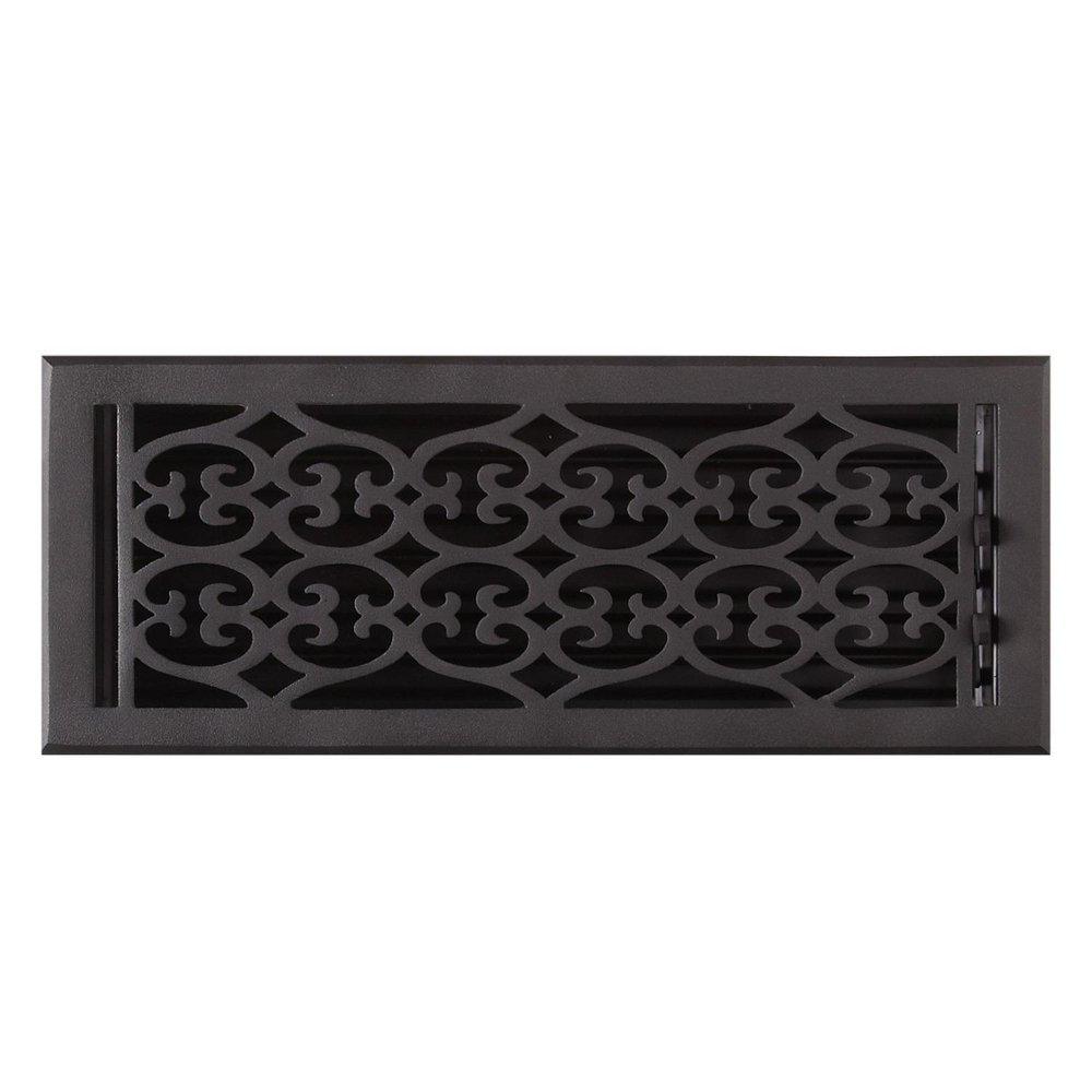 Signature Hardware Bronze Patina 14 in. Residential Bronze Ceiling & Sidewall Register in Bronze 