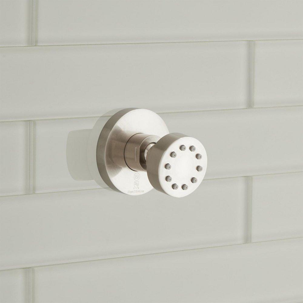 Signature Hardware Brushed Nickel Single Function Body Spray 