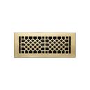 4 x 14 in. Residential Brass Ceiling & Sidewall Register in Polished Brass