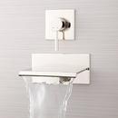 Signature Hardware Polished Nickel Single Handle Wall Mount Filler 