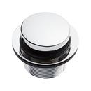 Signature Hardware Chrome Brass Toe-Tap Drain 