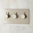Signature Hardware Brushed Nickel TOSCA THERMOSTATIC SHOWER SYSTEM WI 