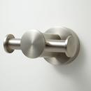 Double Robe Hook in Brushed Nickel