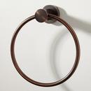 Round Closed Towel Ring in Oil Rubbed Bronze