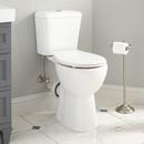Signature Hardware White 1.6 gpf Round Two Piece Toilet 