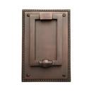 4-3/8 in. Brass Door Knocker in Oil Rubbed Bronze
