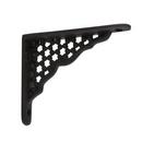 Signature Hardware Black Powder Coat 3-1/4 in. Cast Iron Shelf Bracket 