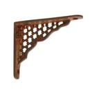 3-1/4 in. Cast Iron Shelf Bracket in Rust