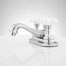 Signature Hardware Chrome Two Handle Centerset Bathroom Sink Faucet 