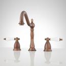 Signature Hardware Oil Rubbed Bronze Two Handle Widespread Bathroom Sink Faucet 
